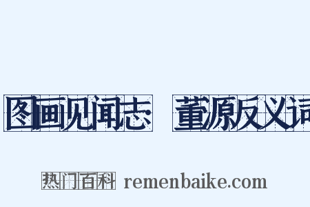 图画见闻志·董源反义词是什么意思的图片